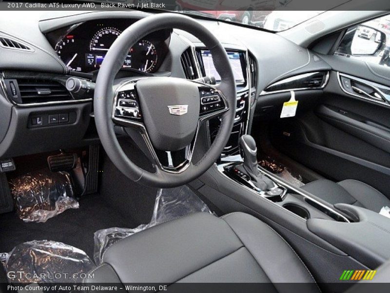 Black Raven / Jet Black 2017 Cadillac ATS Luxury AWD
