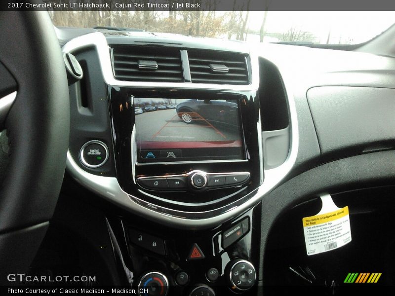 Cajun Red Tintcoat / Jet Black 2017 Chevrolet Sonic LT Hatchback