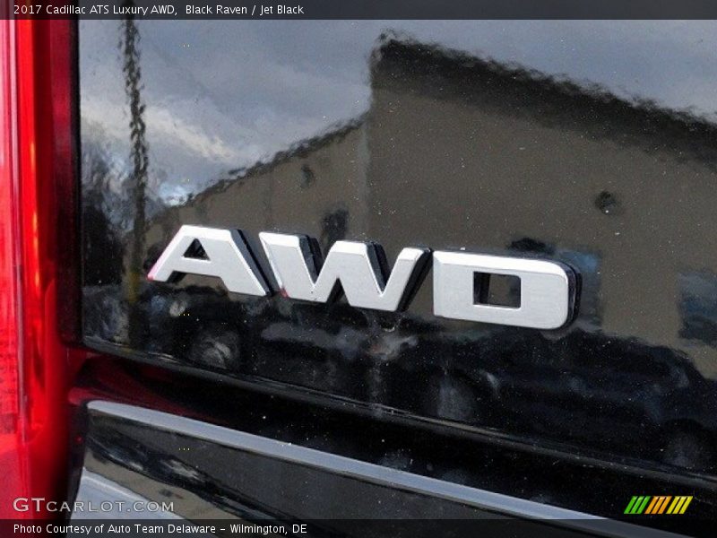 Black Raven / Jet Black 2017 Cadillac ATS Luxury AWD