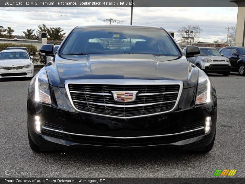 Stellar Black Metallic / Jet Black 2017 Cadillac ATS Premium Perfomance