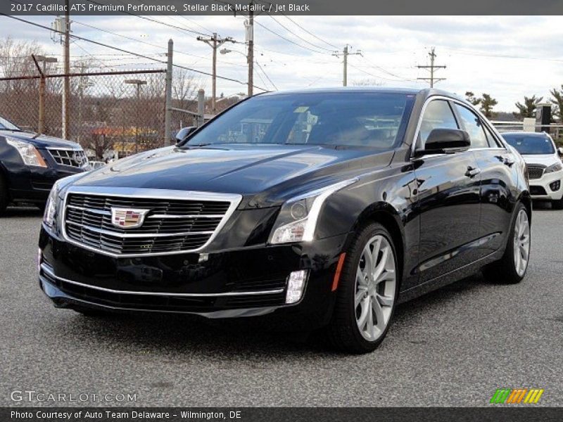 Stellar Black Metallic / Jet Black 2017 Cadillac ATS Premium Perfomance