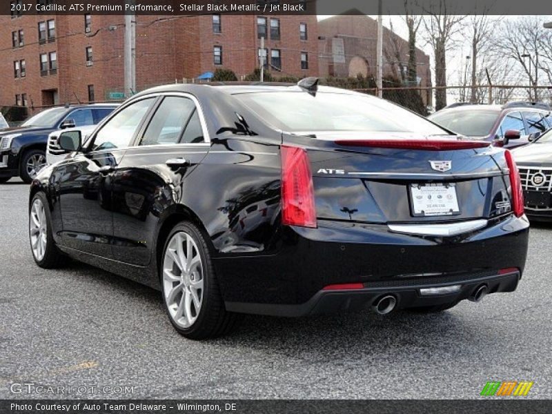 Stellar Black Metallic / Jet Black 2017 Cadillac ATS Premium Perfomance