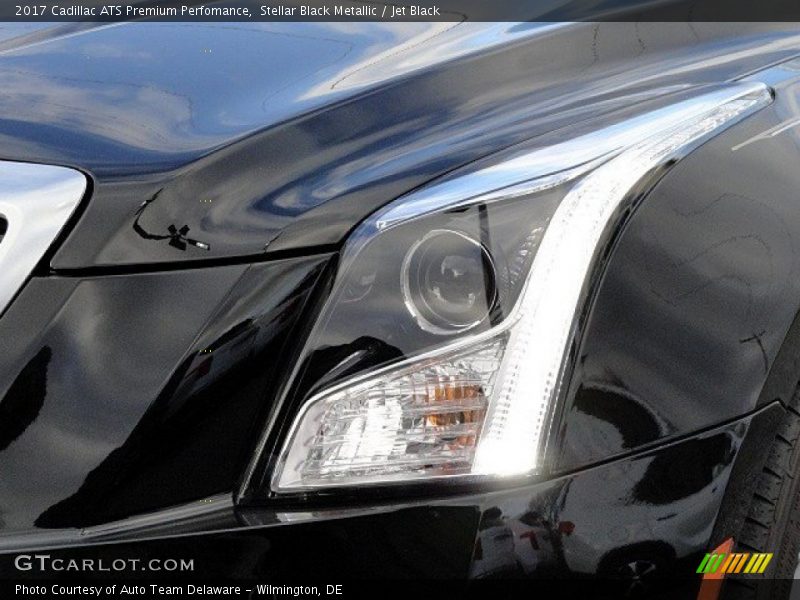 Stellar Black Metallic / Jet Black 2017 Cadillac ATS Premium Perfomance
