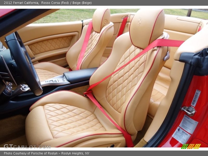 Front Seat of 2012 California 