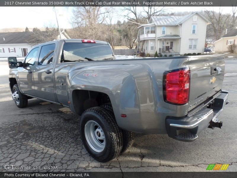Pepperdust Metallic / Dark Ash/Jet Black 2017 Chevrolet Silverado 3500HD Work Truck Crew Cab Dual Rear Wheel 4x4