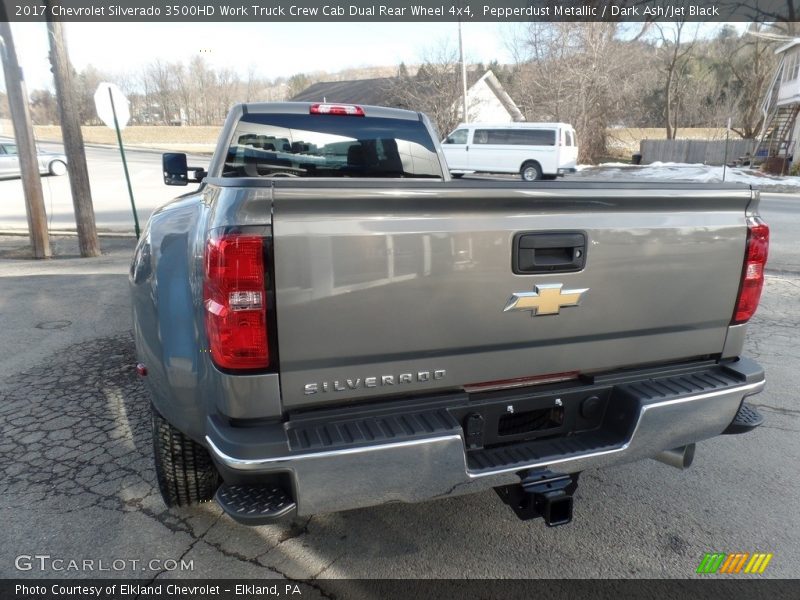 Pepperdust Metallic / Dark Ash/Jet Black 2017 Chevrolet Silverado 3500HD Work Truck Crew Cab Dual Rear Wheel 4x4