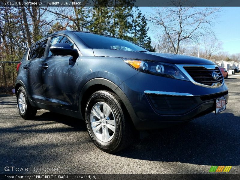 Twilight Blue / Black 2011 Kia Sportage LX