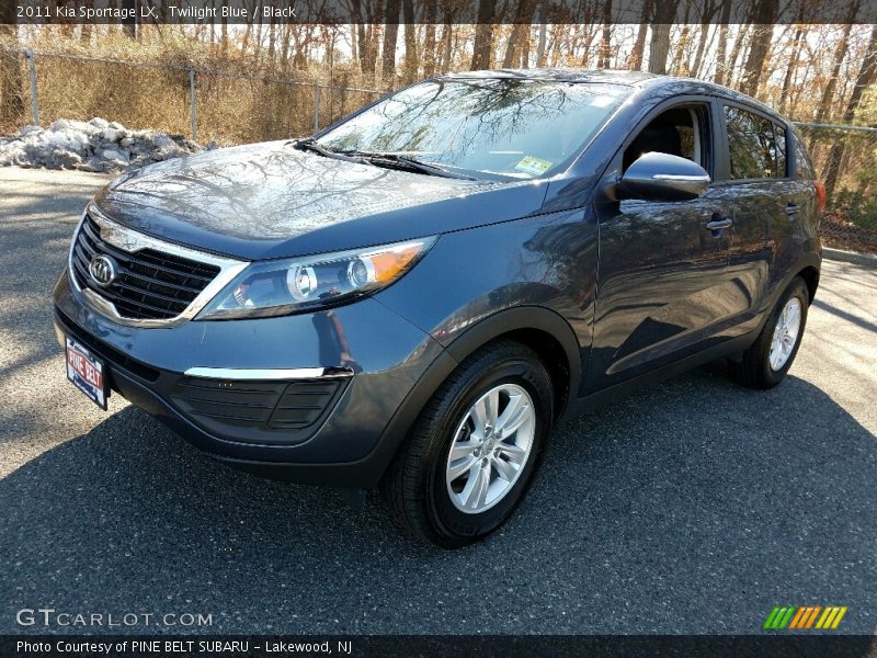 Twilight Blue / Black 2011 Kia Sportage LX