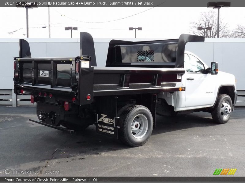  2017 Sierra 3500HD Regular Cab 4x4 Dump Truck Summit White