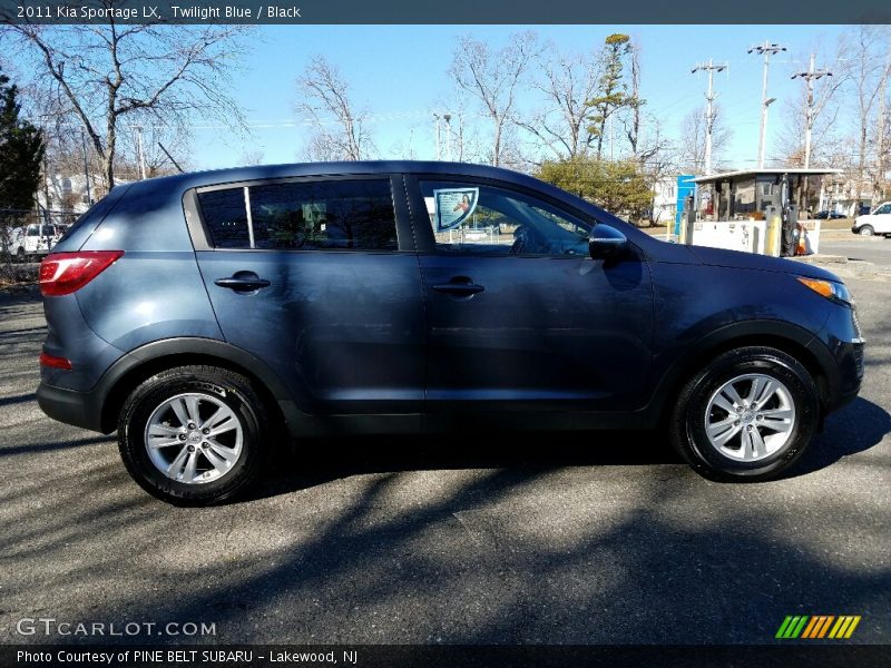 Twilight Blue / Black 2011 Kia Sportage LX