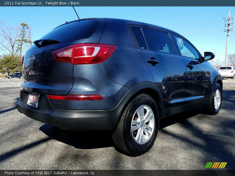 Twilight Blue / Black 2011 Kia Sportage LX