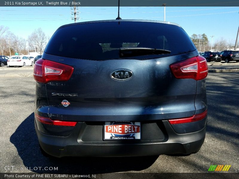 Twilight Blue / Black 2011 Kia Sportage LX