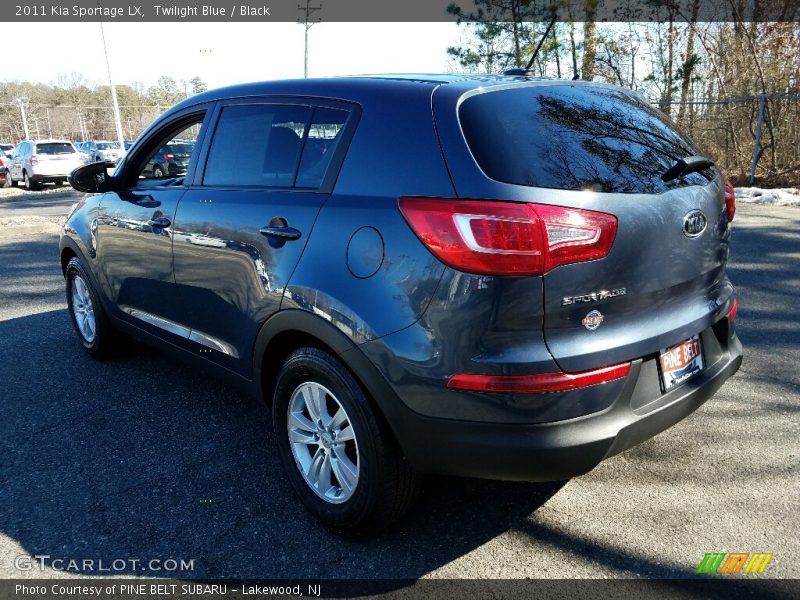 Twilight Blue / Black 2011 Kia Sportage LX