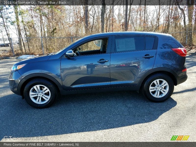 Twilight Blue / Black 2011 Kia Sportage LX