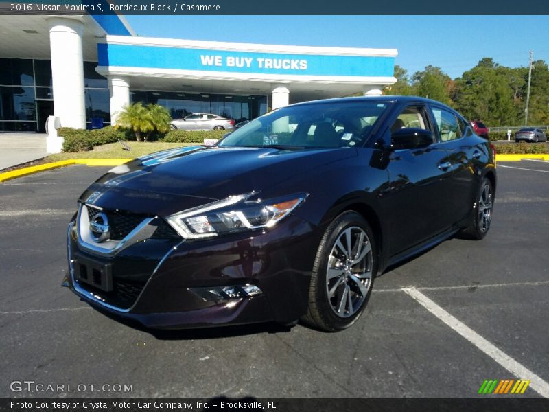 Bordeaux Black / Cashmere 2016 Nissan Maxima S