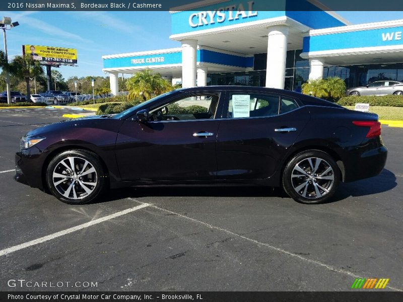 Bordeaux Black / Cashmere 2016 Nissan Maxima S
