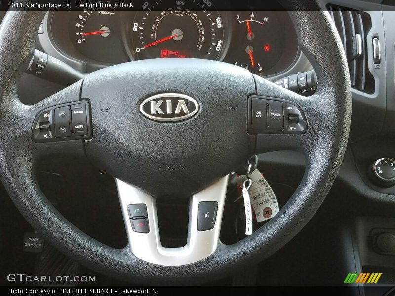 Twilight Blue / Black 2011 Kia Sportage LX