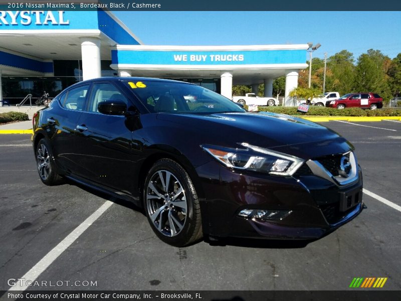 Bordeaux Black / Cashmere 2016 Nissan Maxima S