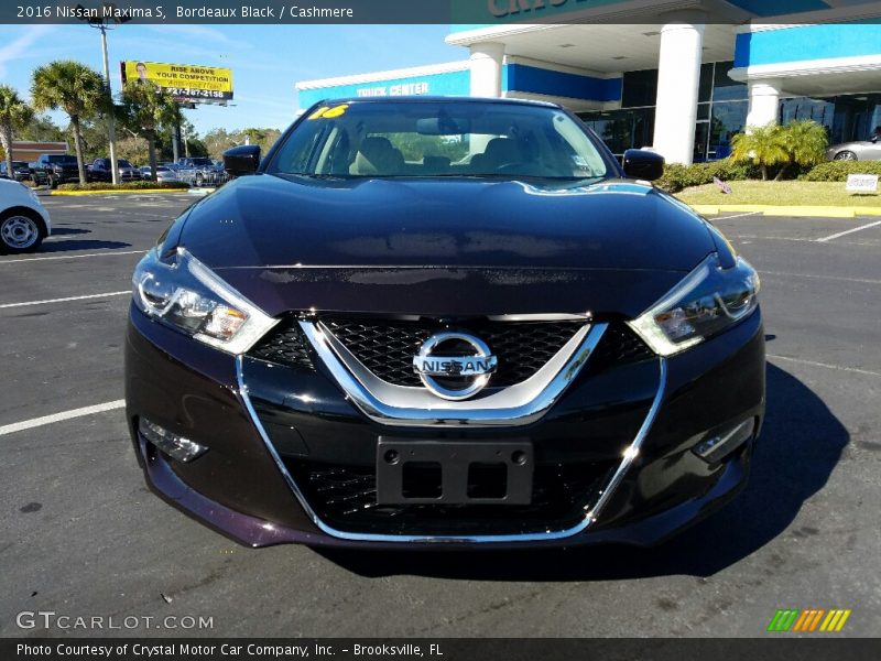 Bordeaux Black / Cashmere 2016 Nissan Maxima S