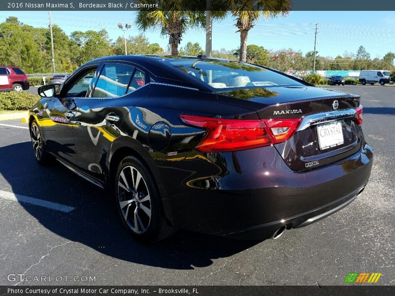 Bordeaux Black / Cashmere 2016 Nissan Maxima S