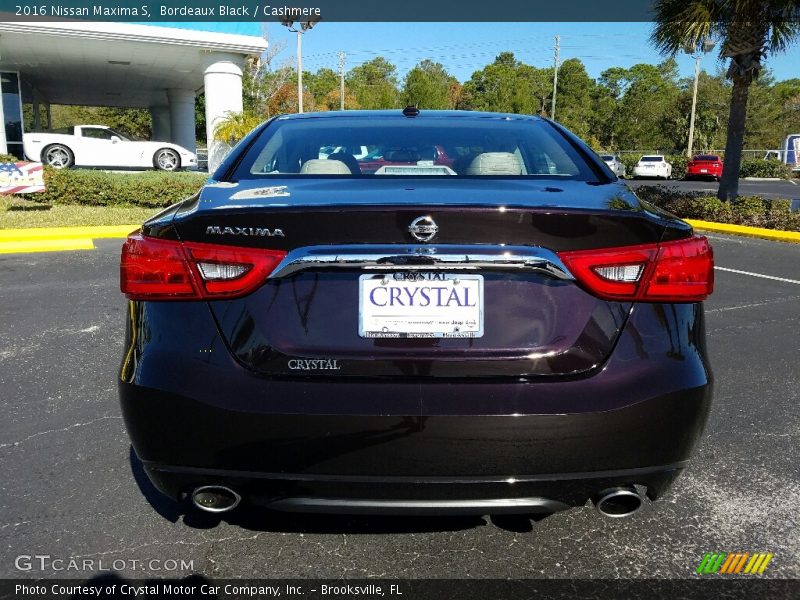 Bordeaux Black / Cashmere 2016 Nissan Maxima S