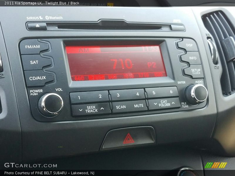 Twilight Blue / Black 2011 Kia Sportage LX