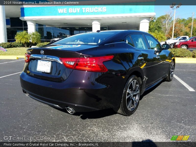 Bordeaux Black / Cashmere 2016 Nissan Maxima S