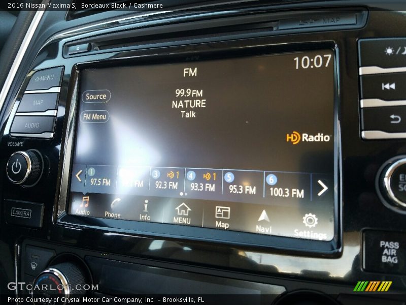 Bordeaux Black / Cashmere 2016 Nissan Maxima S