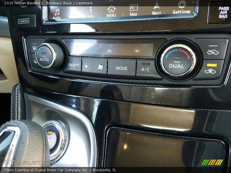 Bordeaux Black / Cashmere 2016 Nissan Maxima S