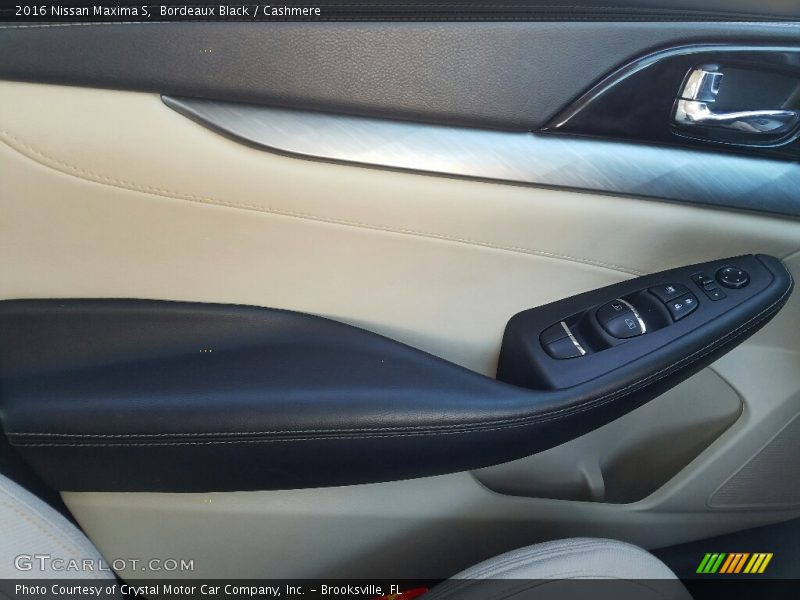 Bordeaux Black / Cashmere 2016 Nissan Maxima S