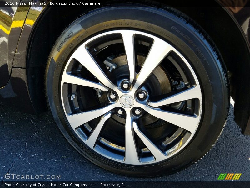Bordeaux Black / Cashmere 2016 Nissan Maxima S