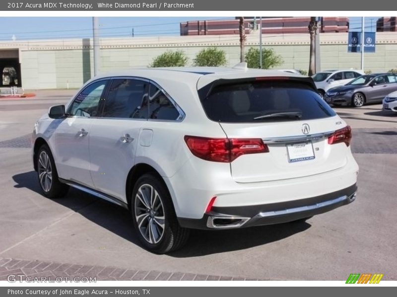 White Diamond Pearl / Parchment 2017 Acura MDX Technology