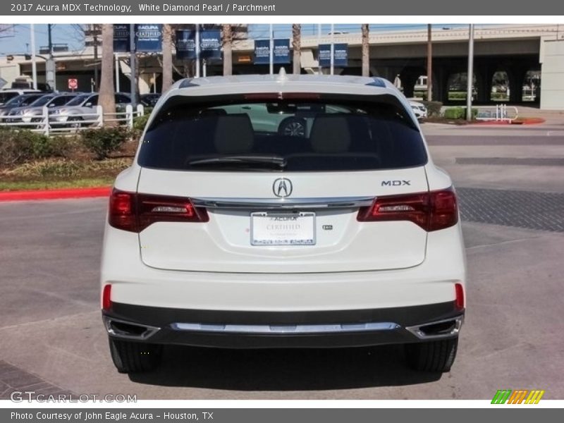 White Diamond Pearl / Parchment 2017 Acura MDX Technology