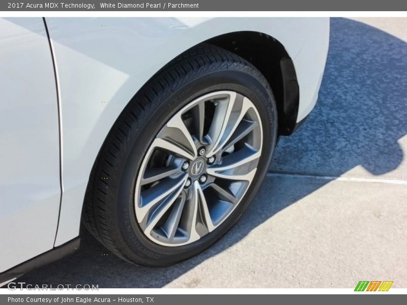 White Diamond Pearl / Parchment 2017 Acura MDX Technology