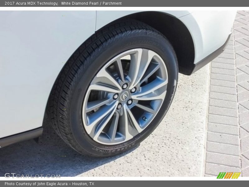 White Diamond Pearl / Parchment 2017 Acura MDX Technology