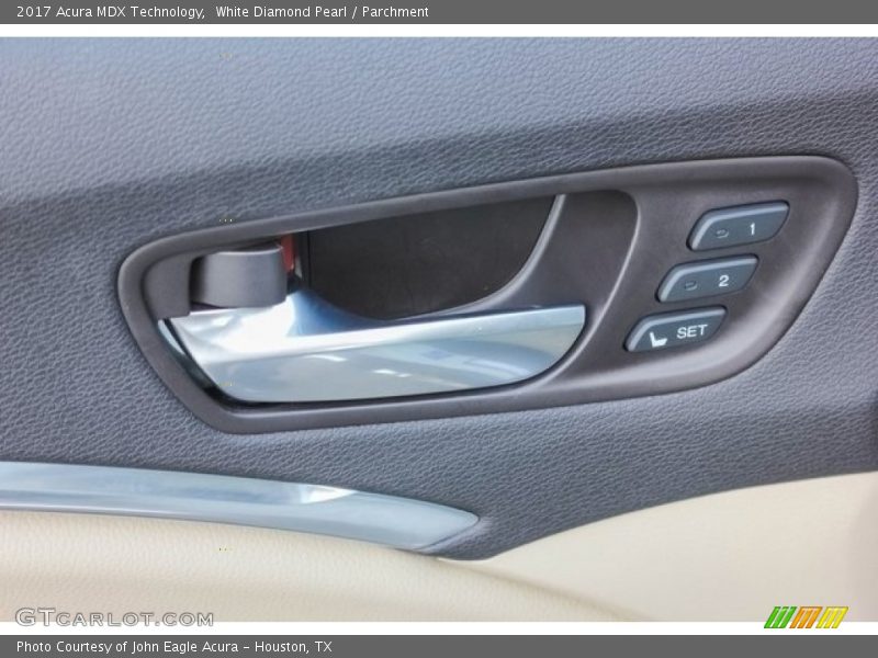 White Diamond Pearl / Parchment 2017 Acura MDX Technology