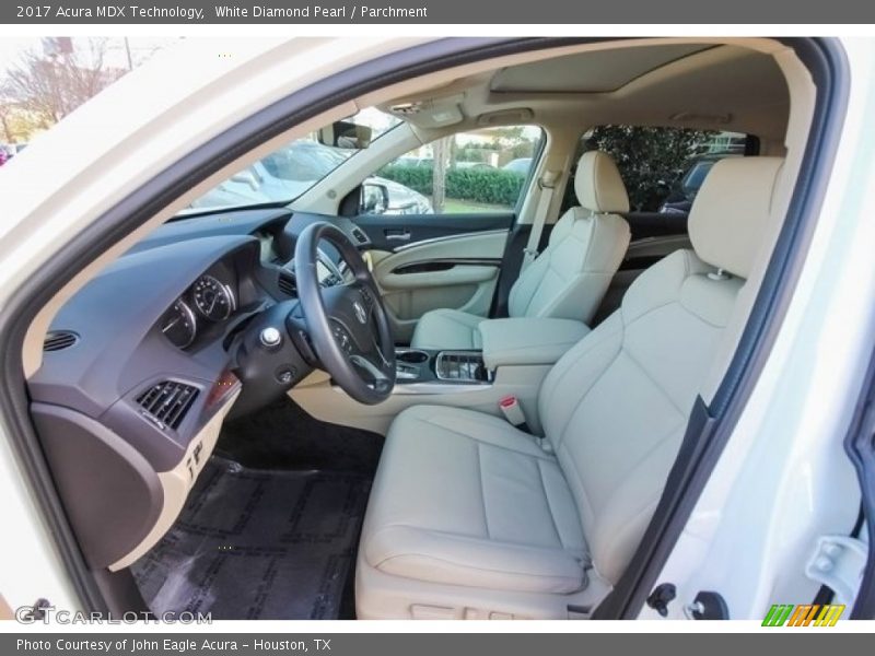 White Diamond Pearl / Parchment 2017 Acura MDX Technology