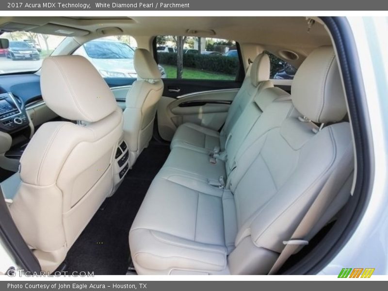 White Diamond Pearl / Parchment 2017 Acura MDX Technology