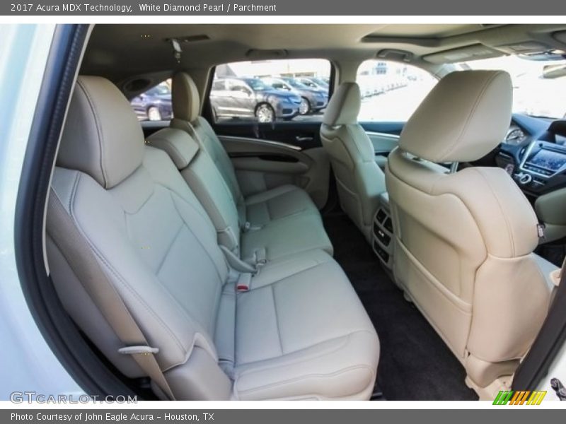 White Diamond Pearl / Parchment 2017 Acura MDX Technology