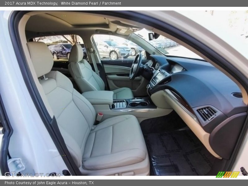 White Diamond Pearl / Parchment 2017 Acura MDX Technology