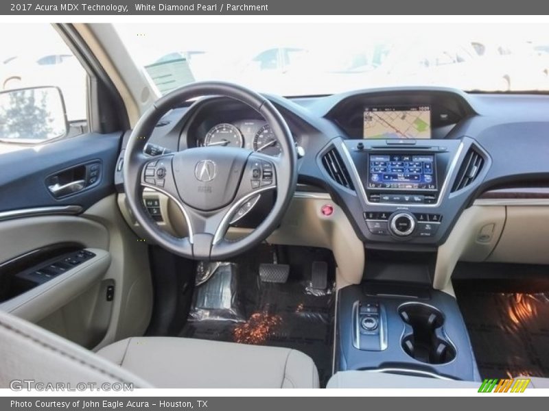 White Diamond Pearl / Parchment 2017 Acura MDX Technology