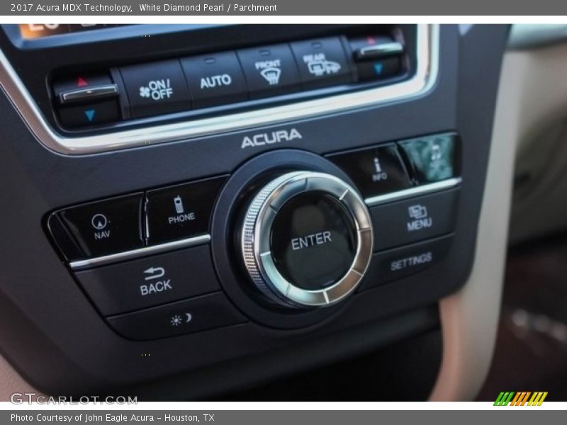 White Diamond Pearl / Parchment 2017 Acura MDX Technology