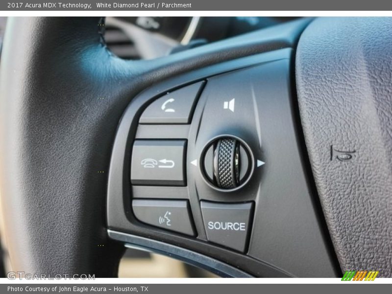 White Diamond Pearl / Parchment 2017 Acura MDX Technology