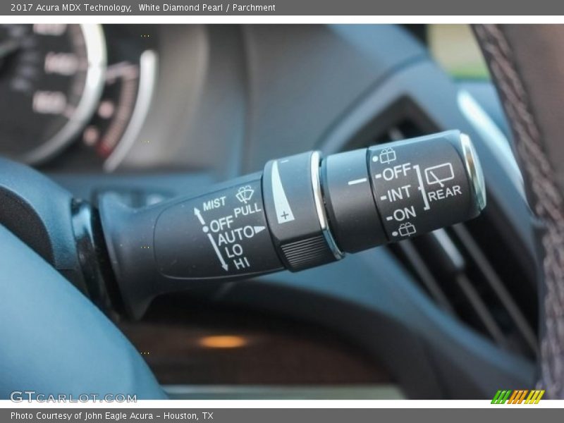 White Diamond Pearl / Parchment 2017 Acura MDX Technology
