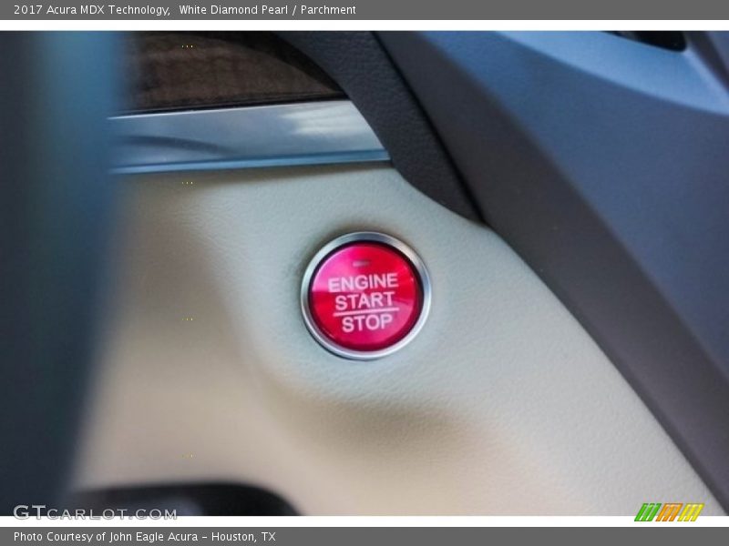 White Diamond Pearl / Parchment 2017 Acura MDX Technology