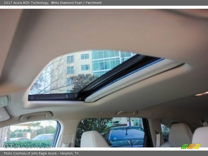 White Diamond Pearl / Parchment 2017 Acura MDX Technology