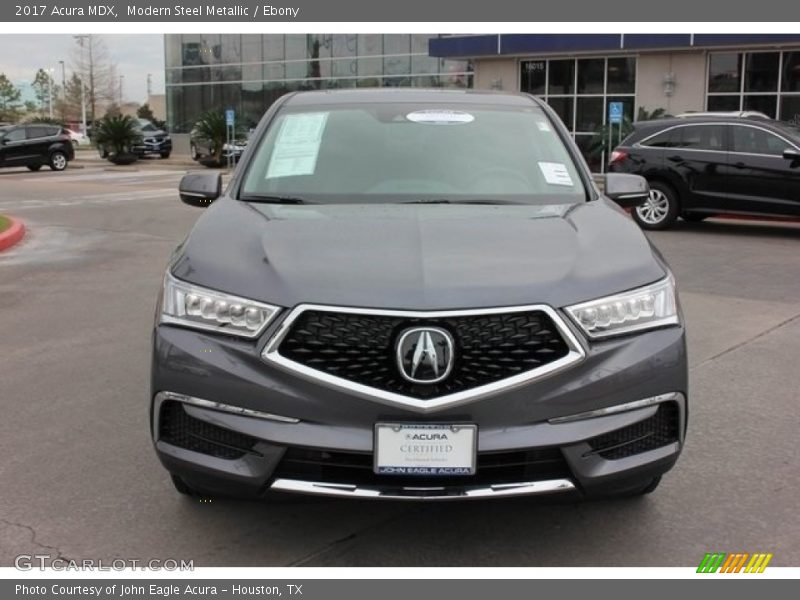 Modern Steel Metallic / Ebony 2017 Acura MDX