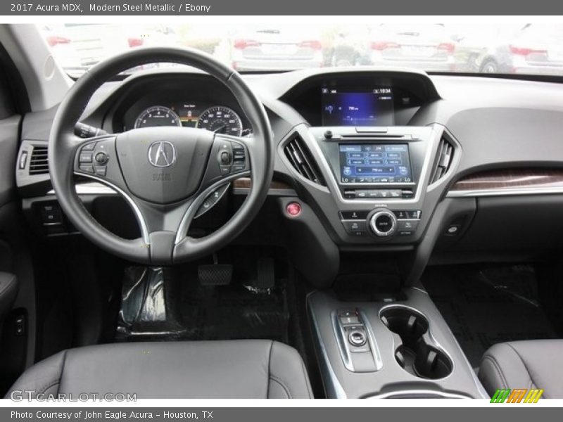 Modern Steel Metallic / Ebony 2017 Acura MDX