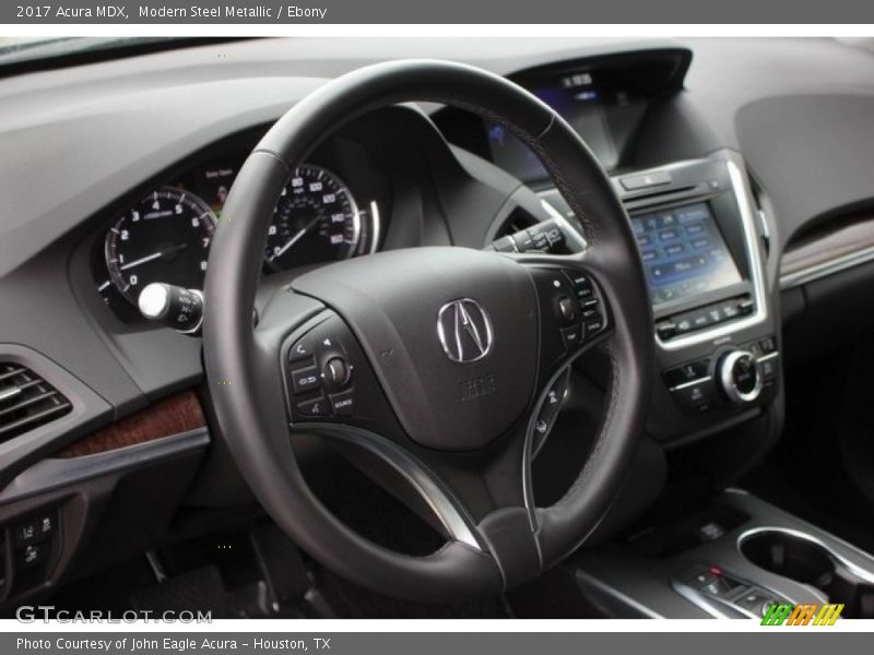 Modern Steel Metallic / Ebony 2017 Acura MDX