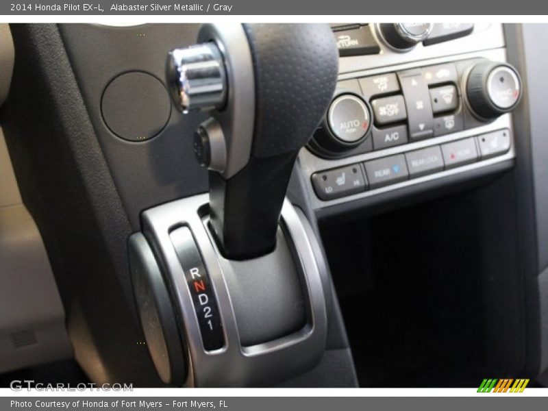 Alabaster Silver Metallic / Gray 2014 Honda Pilot EX-L